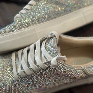 Betsey Johnson rhinestone sneaker